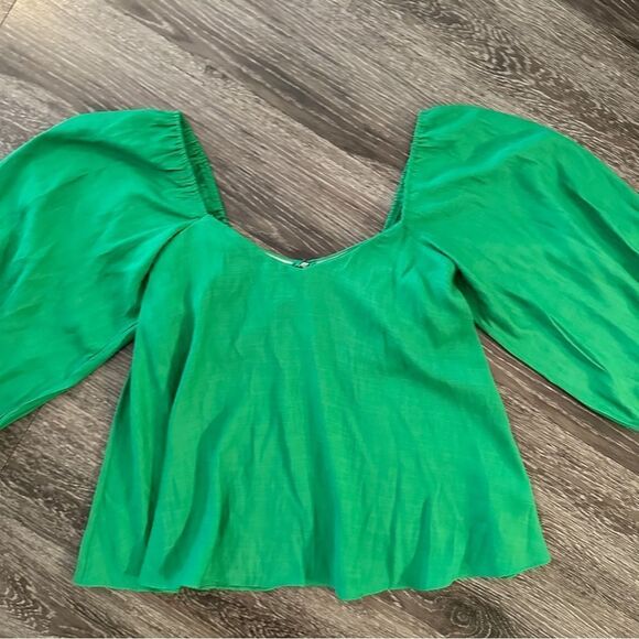 Tuckernuck Pomander Place Pippa Puff Sleeve Blouse - Picture 3 of 7